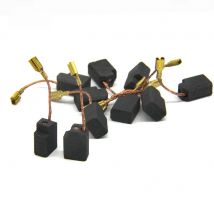 TASP 5 Pairs Carbon Brushes 6.35x10x13mm for Dewalt Angle Grinders D28111 D28113 D28116 D28117 D28130
