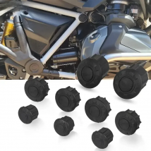 9PCS R1250GS Frame Hole Cover Caps Plug Decor For BMW R 1250GS R 1250 GS R1250GS LC Adventure ADV R1250GSA 2019 20 Frame Cap Set