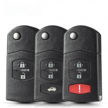 KEYYOU 2/3/4 Buttons Remote Key Case Fob Shell Flip Folding For Mazda 2 3 5 6 M6 MX5 CX5 CX7 CX9 RX8 2011-2015