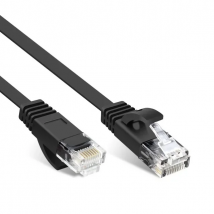 20pcs/lot 25cm 50cm 1m 1.5m 2m 3m 5m cable CAT6 Flat UTP Ethernet Network Cable RJ45 Patch LAN cable black white color