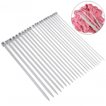 Looen 22pcs/lot 2.0mm-8.0mm Knitting Needle Set 35cm Single Point DIY Weave Sweater Clothes Needle Hooks For Knitting 11 Pairs