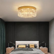 Modern Ceiling Lamp Crystal Led Chandelier Bedroom Lustre Fixture Pendant Light Home Decor K9 Luxury Hanging Luminaire Plafonier