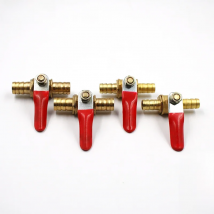 6mm-12mm Hose Barb Inline Brass Water Oil Air Gas Fuel Line Shutoff Ball Valve Pipe Fittings Pneumatic Connector Controller