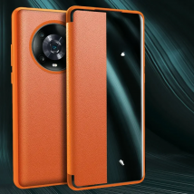 Honor Magic 6 4 Pro 5 Flip Case Skin Leather Window View Book Shockproof Bumper Cover for HUAWEI Honor Magic 5 4 Pro Phone Bags
