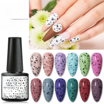 Mtssii 6ml Nail Gel Eggshell Gel Nail Polish Transparent Gel Soak Off Nail Art Gel  UV LED Varnish With Any Color Base Top Coat