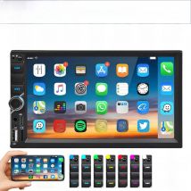 ESSGOO 7 Inch Wireless Apple Carplay Android Auto Double 2 DIN Car Stereo Radio AUX FM Bluetooth USB TF Touchscreen Mirror Link