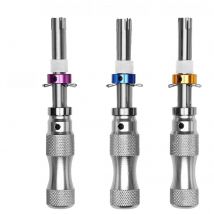 3pcs/set Tubular Lock Pick Set for Beginners and Pro Locksmiths Stainless Steel Tool Kit for Picking Tubular Locks