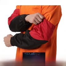 Welding Arm Protective Sleeves 46cm Flame Resistant Cotton for Arc Weld Plasma Cutting Spark Protection Welder Sleeve