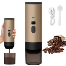 Cafetera de cápsula eléctrica portátil, cafetera Espresso, bomba de calefacción inalámbrica, prensa, cafetera de viaje y coche, cafetera 3 en 1