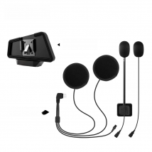 LEXIN LX-B4FM-X intercom headset&clip set for full/half helmet with High quality and Loud Sound Bluetooth Headphone Jack Plug