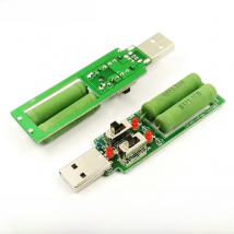 USB resistor dc electronic load With switch adjustable 3 current 5V1A/2A/3A battery capacity voltage discharge resistance tester