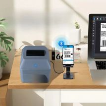 T40 4inch Shipping label/Express/Thermal Barcode Label printer 4x6 inches Label Maker Compatible with iPhone Android Mac Windows