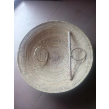 70cm Handmade Rattan Shield, Customized Wushu Teng Pai Wushu Kungfu Shield, Unique Dance Props