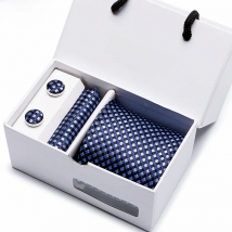 Brand 100% Silk Ties men ties set  Extra Long Size 145cm*7.5cm Necktie navy blue Paisley Silk Jacquard Woven Suit Wedding Party
