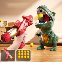 Dinosaur Shooting Tyrannosaurus Rex Ball Soft Bullet Gun Parent Child Interactive Puzzle Toy for Children