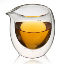 Arshen Handmade 200ml Clear Heat Resisting Double Wall Layer Tea Cup Pitcher Heat Insulation Chinese Kongfu Tea Cup Coffee Cups