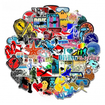 10/30/60pcs Diving Extreme Sport Sticker Colorful DIY Toy Case Luggage Laptop Decal Skateboard Guitar Fridge Graffiti Sticker F5