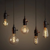 Retro LED Edison Bulb E27 Filament Light E14 4W Dimmable 2200K Warm Yellow 220V C35 A60 T45 ST64 G80 G95 Vintage Spiral Lamp