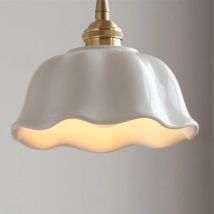 LED Ceramic Pendant Lights Nordic Home Decor Living Room Hanging Lamps Bedroom Kitchen Lighting Ceramic Lights Modern Cafe Light
