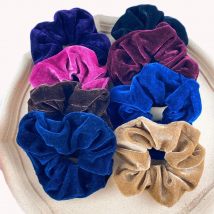 2021 Korea Velvet Scrunchie for women elastic hair bands girl Solid Color Headband Ponytail Holder Hair Ties hair Accessoires