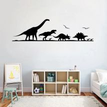 Personalized Name Custom Wall Decal Dinosaur Vinyl Stickers for Boys Bedroom Decoration Art Fashion Poster Z382
