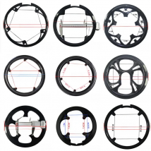 42T 44T 46T 48T 52T MTB Bike Universal Crank Cover Cap Bicycle Chainring Crank Set Chain Wheel Guard