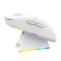 AJ139-V2-MC Tri-mode Wired/2.4GHz /BT Wireless Gaming Mouse with Magnetic Charging Base PAW3311 Gaming Chipset 12000DPI Max