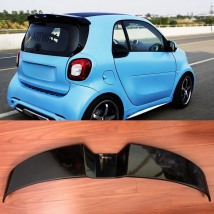 MONTFORD For Merced-Benz Smart Fortwo Fourfour 453 Spoiler ABS Plastic Unpainted Primer Color Rear Trunk Boot Wing Spoiler