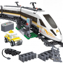 City Power High-speed Railway Fuxing Hexie Electric Locomotive Train Building Blocks Toys for Children Technical Bricks Kids