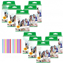 For Fujifilm Instax WIDE 210 200 300 100 500AF Instant Film Camera 10-200 Sheets Instax Mini WIDE