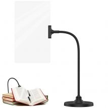 4X Magnifying Glass with Stand, 10"x6" Flexible Gooseneck Magnifying Glass, Large Page Magnifier for Reading Small Prints