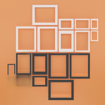 White/Black Photo Mats 20X16 inch A3A4A5 Paper Matboard Textured Surface Rectangle A6 Mounted For Picture Frames Passe-Partouts