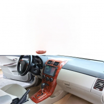 Interior Wooden Color Trim Center Console Cover Window Control Panel Moulding Trim Accessories For Toyota Corolla 2007-2013