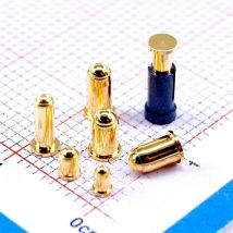 Flange Spring Loaded 1.8 2.0 2.7 3.0 MM Brass Ball Pogo Pin Connector Ballpoint Ominiball Plunger Rolling Contact High Current