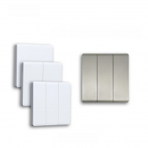 1/2/3Gang Smart Wireless Switch RF 433 Mhz 86 Portable White/Gray Home Wall Panel Buttons Remote Control Light Module Receiver
