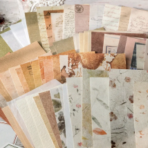30 Pcs Retro Letter Sheet Material Paper Junk Journal Planner Scrapbooking Vintage Decorative Diy Craft Background Paper