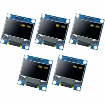5 Pcs 0.96 Inch OLED I2C IIC Display Module 12864 128x64 Pixel SSD1306 Mini Self-Luminous OLED Screen Board for  Arduino Raspber