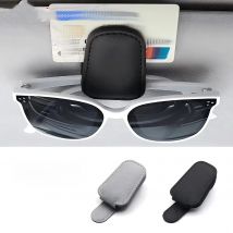 Car Glasses Clip, Glasses Holder, Sunglasses Holder, Sun Visor, Sunglasses, Car Sunglasses Clip, Multifunctional Card Clip Stora