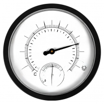 25CM Decorative Thermometer Hygrometer Clock for  Garden Wall Decor Indoor Outdoor Thermometer Home Decoration Temperature Gauge