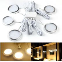 6pcs 12V Interior LED Spot White Light 2.5W for VW T4 T5 Camper Van Caravan Motorhome  6000K Car Autopart Accessories