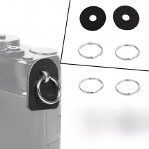 1pair new Leather Protector Cover Camera Strap Split Ring Hook for Fujifilm Canon Nikon Sony Olympus Pentax DSLR Camera