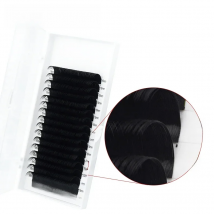 Lash Romance 16 ROW Russian Volume Eyelashes Extensions Beauty Natural Korean PBT Silk Mink Individual Eyelash Soft Eyelash