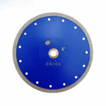 SHDIATOOL 1pc 10inches Diamond Saw Blade Cutting Disc 250mmX Mesh Turbo Rim Cutting Disc Dry Cutter Porcelain Granite Stone