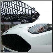 OWN DESIGN MODIFIED car styling front Racing grill for FIESTA ABS black front ST grille trim for  FIESTA grills 2013-17