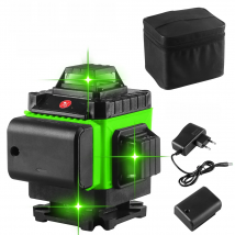 Laser Level 360 Self Leveling, 4x360° 4D Cross Line Laser, Green Laser Level Lines Tool, Self Leveling Laser Level，With Toolbag