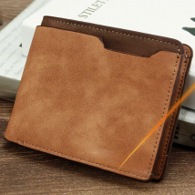 New Short Luxury Men Wallets Slim Card Holder Brand Male Wallet Name Engraved High Quality PU Leather Small Men's Purses