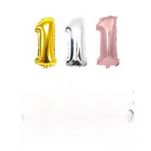 16 32 40 Inch Number Balloons Foil Ballon Rose Gold Digital Globos Wedding happy Birthday Party Decoration Baby Shower Supplies