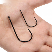 Elllv 1/0 - 8/0 Short Shank Wide Mouth Aberdeen Hook 2X Strength & Gap Saltwater Fishing Hook Sabiki Rigs Big Streamer Fly Hook