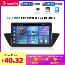 Podofo For BMW X1 2010-2016 Car Radio Multimedia Video Player Navigation stereo GPS Android 2din 2 din No dvd Head Unit