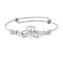 New Arrival The Claddagh Adjustable Copper Female Bracelet & Bangle Fashion 3 colors Female Lovely  Wire Expandable Bangles